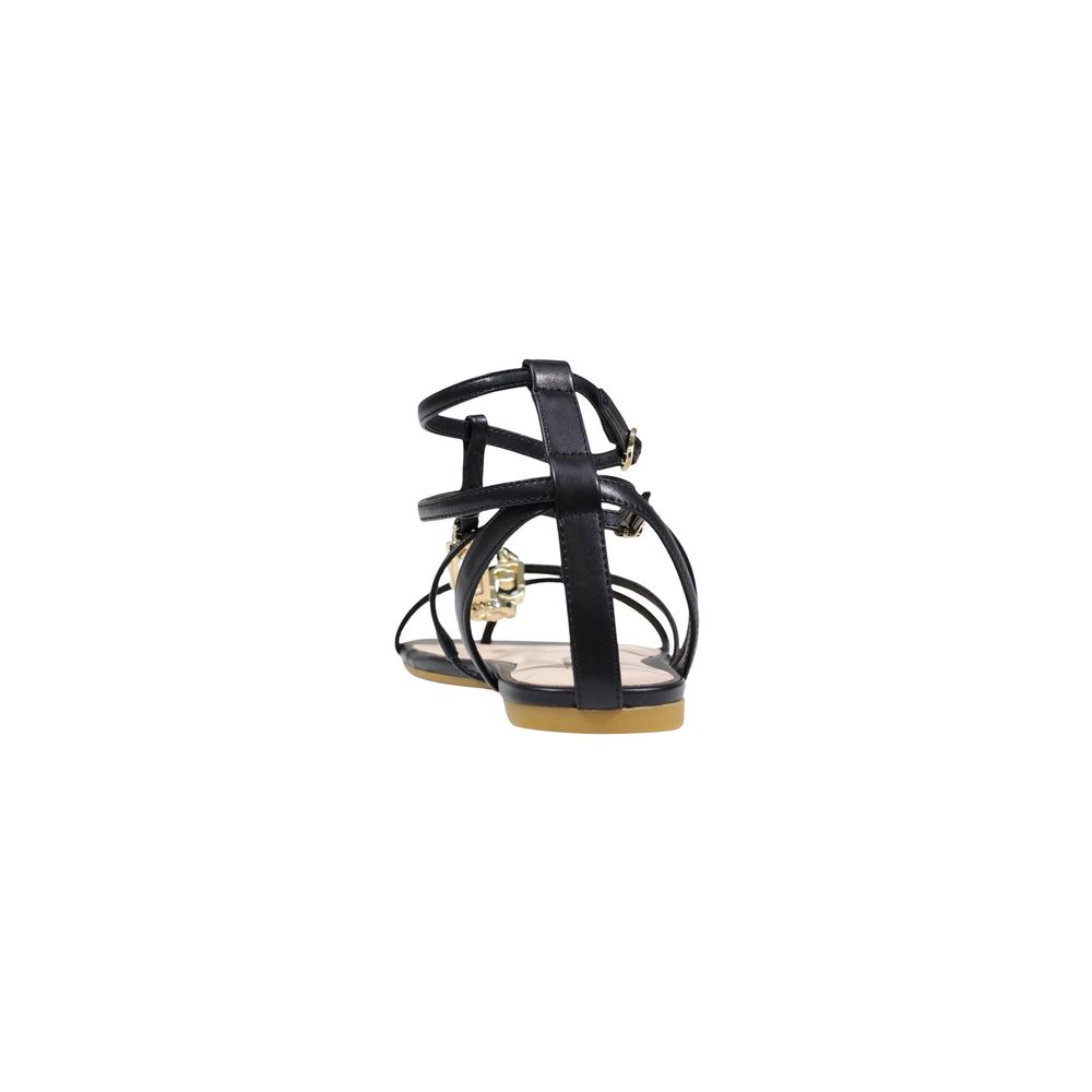 Liu Jo Black Polyethylene Flat Sandals