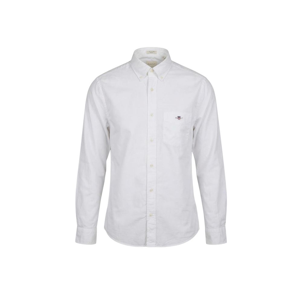 Gant White Cotton Dress Shirt