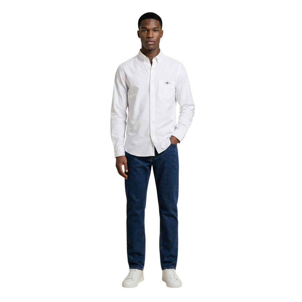 Gant White Cotton Dress Shirt
