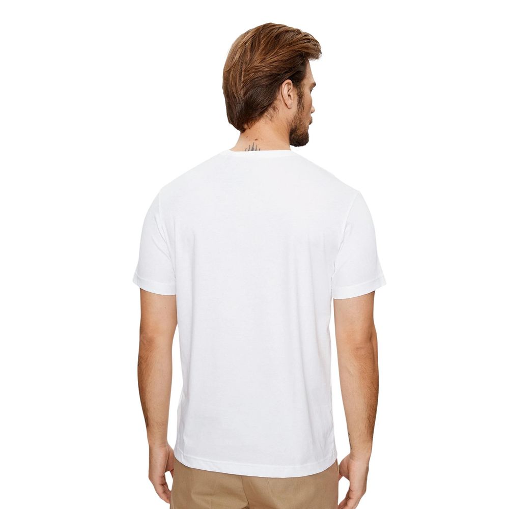 Gant White Cotton T-Shirt