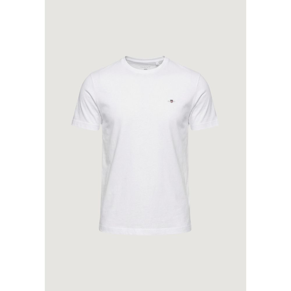Gant White Cotton T-Shirt