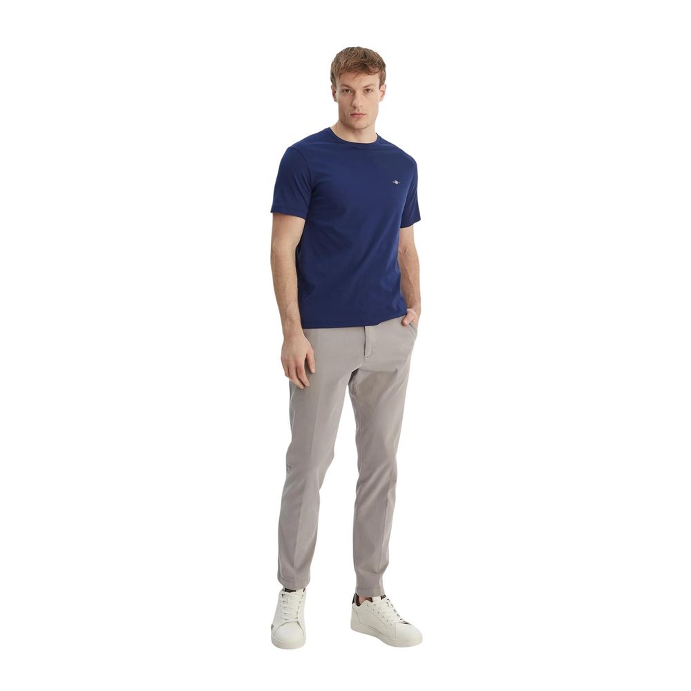 Gant Blue Cotton T-Shirt