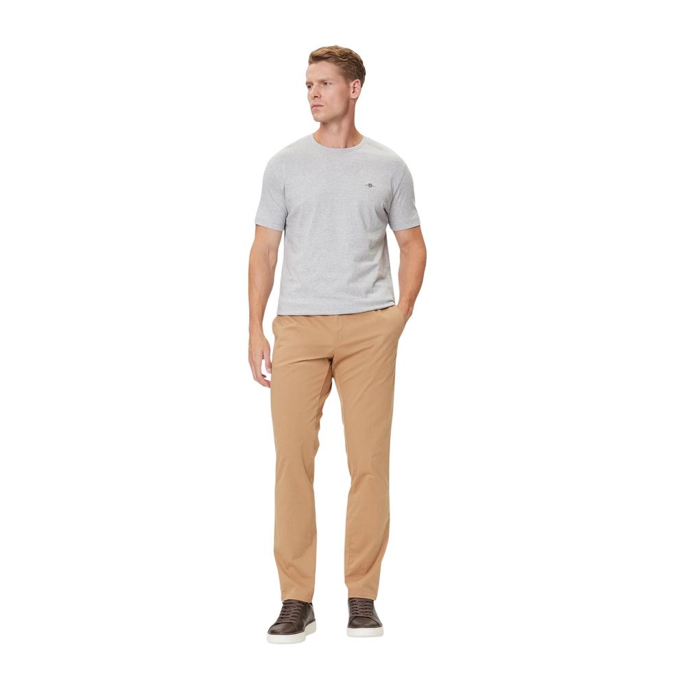 Gant Gray Cotton T-Shirt