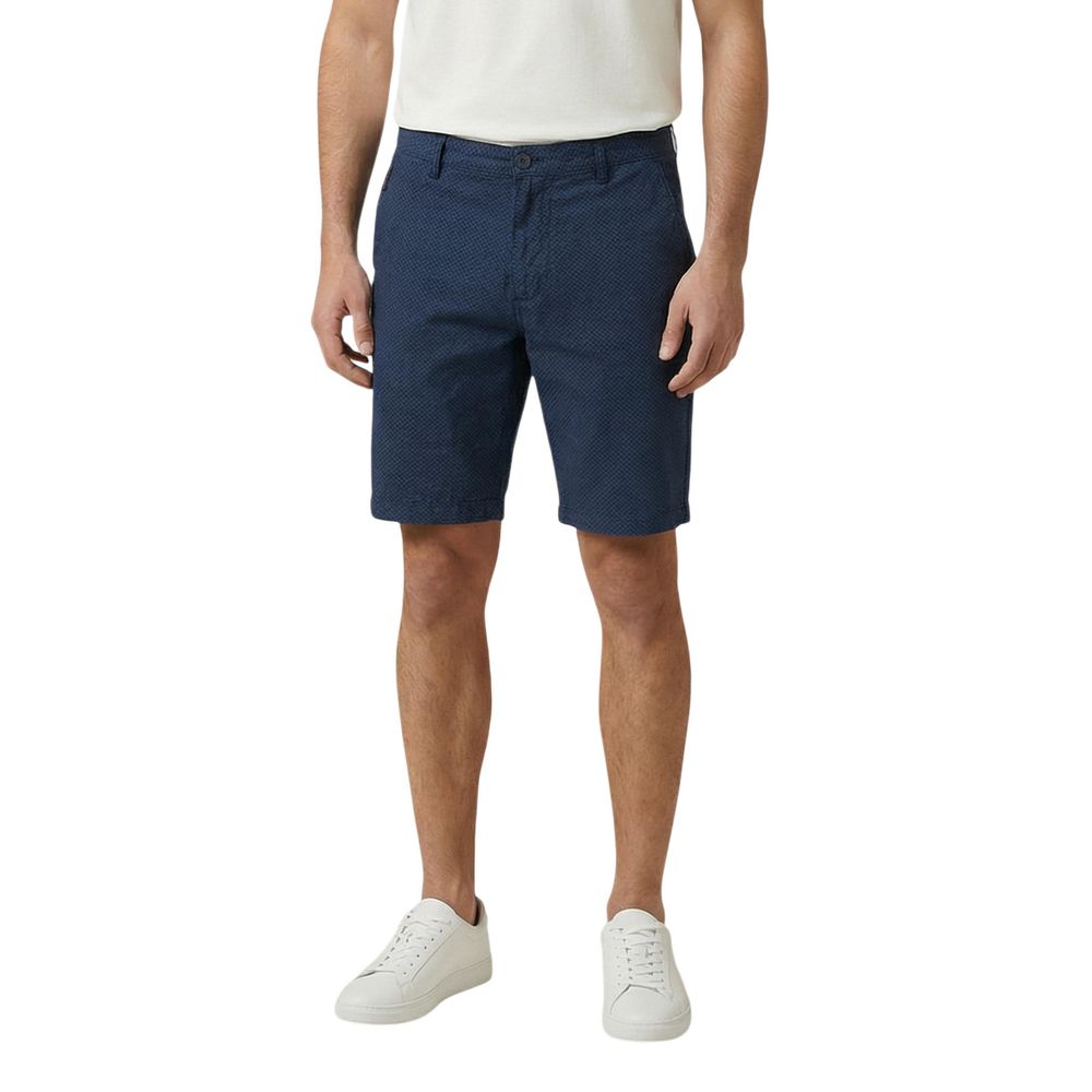 Armani Exchange Blue Cotton Shorts