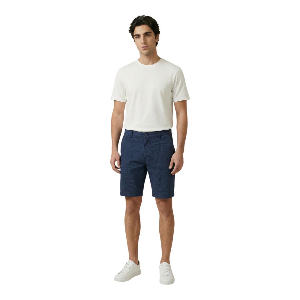 Armani Exchange Blue Cotton Shorts