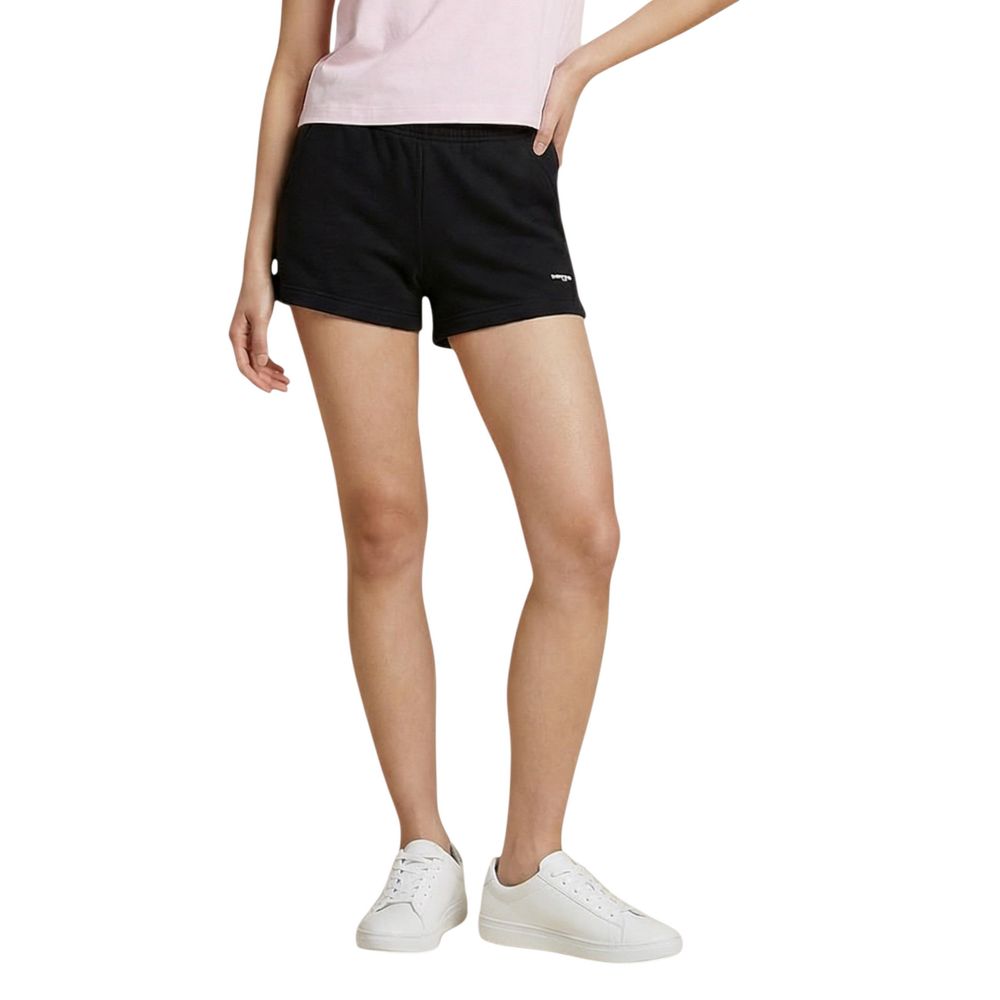 Tommy Hilfiger Jeans Black Recycled Cotton Short And Mini Shorts