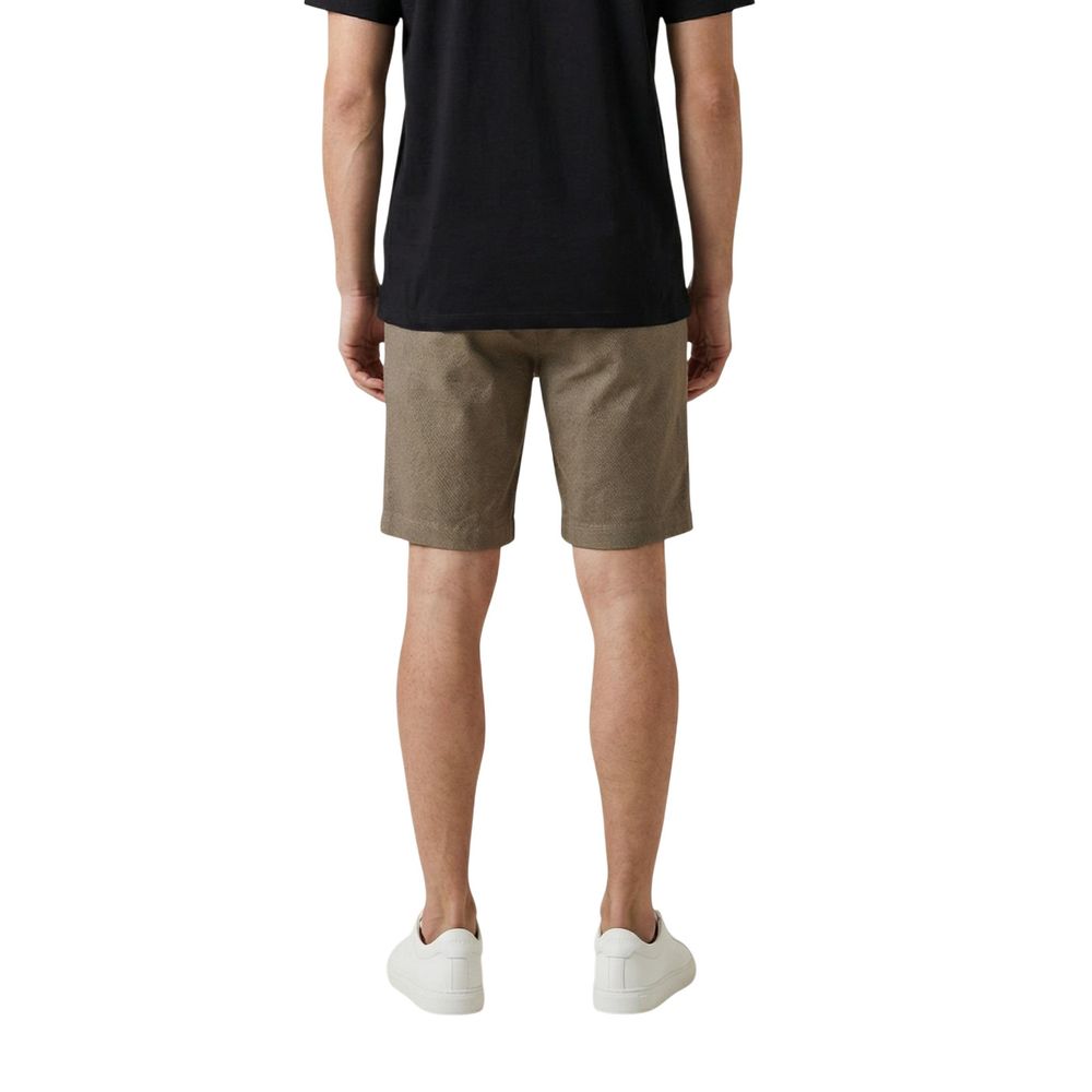 Armani Exchange Green Cotton Bermuda Shorts