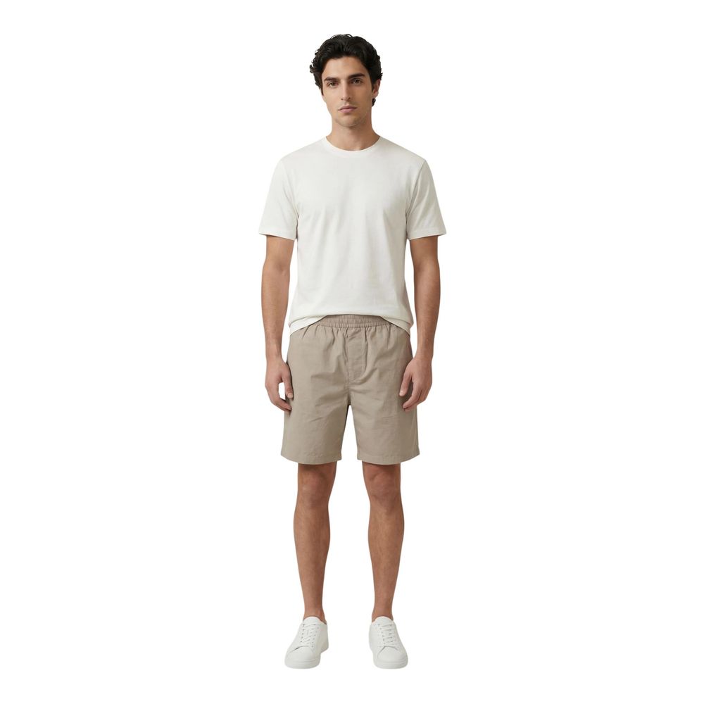 Armani Exchange Beige Cotton Knee Length