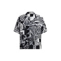 Versace Black Silk Shortsleeve Shirt