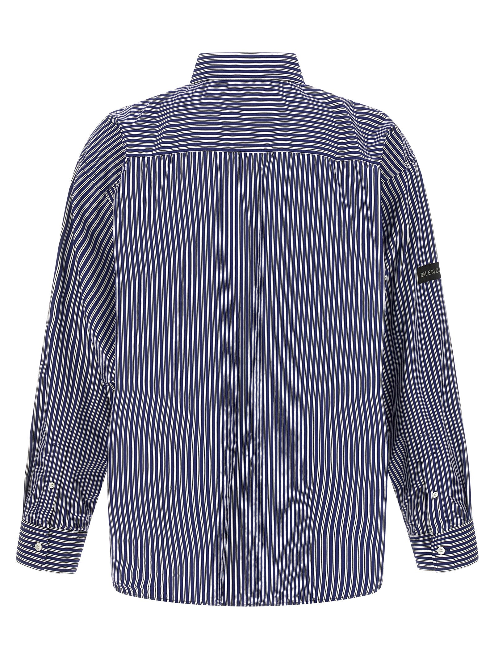 Balenciaga Blue Cotton Blouse