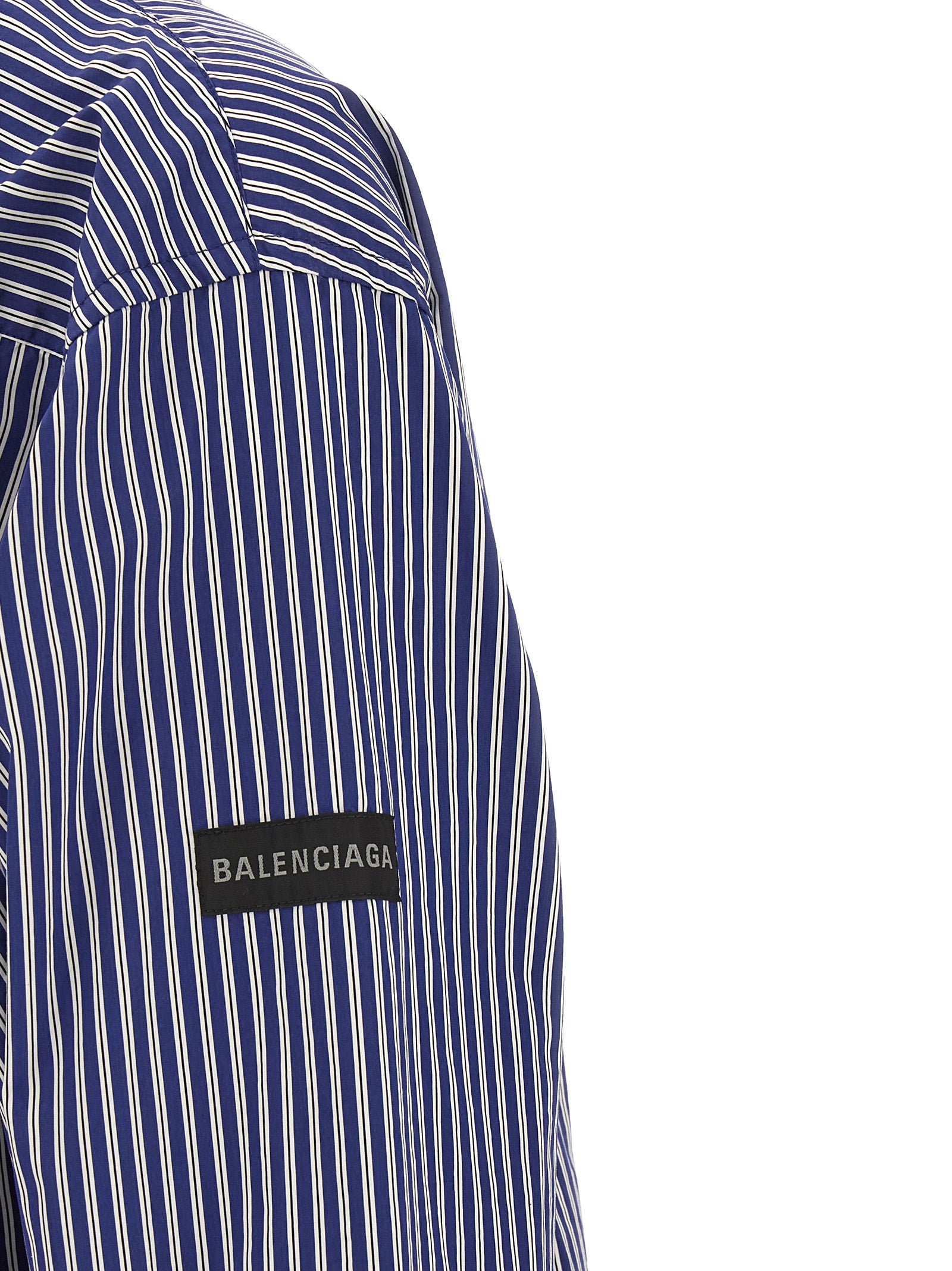 Balenciaga Blue Cotton Blouse