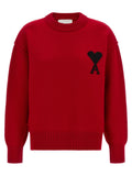 Ami Paris Red Wool Cardigan