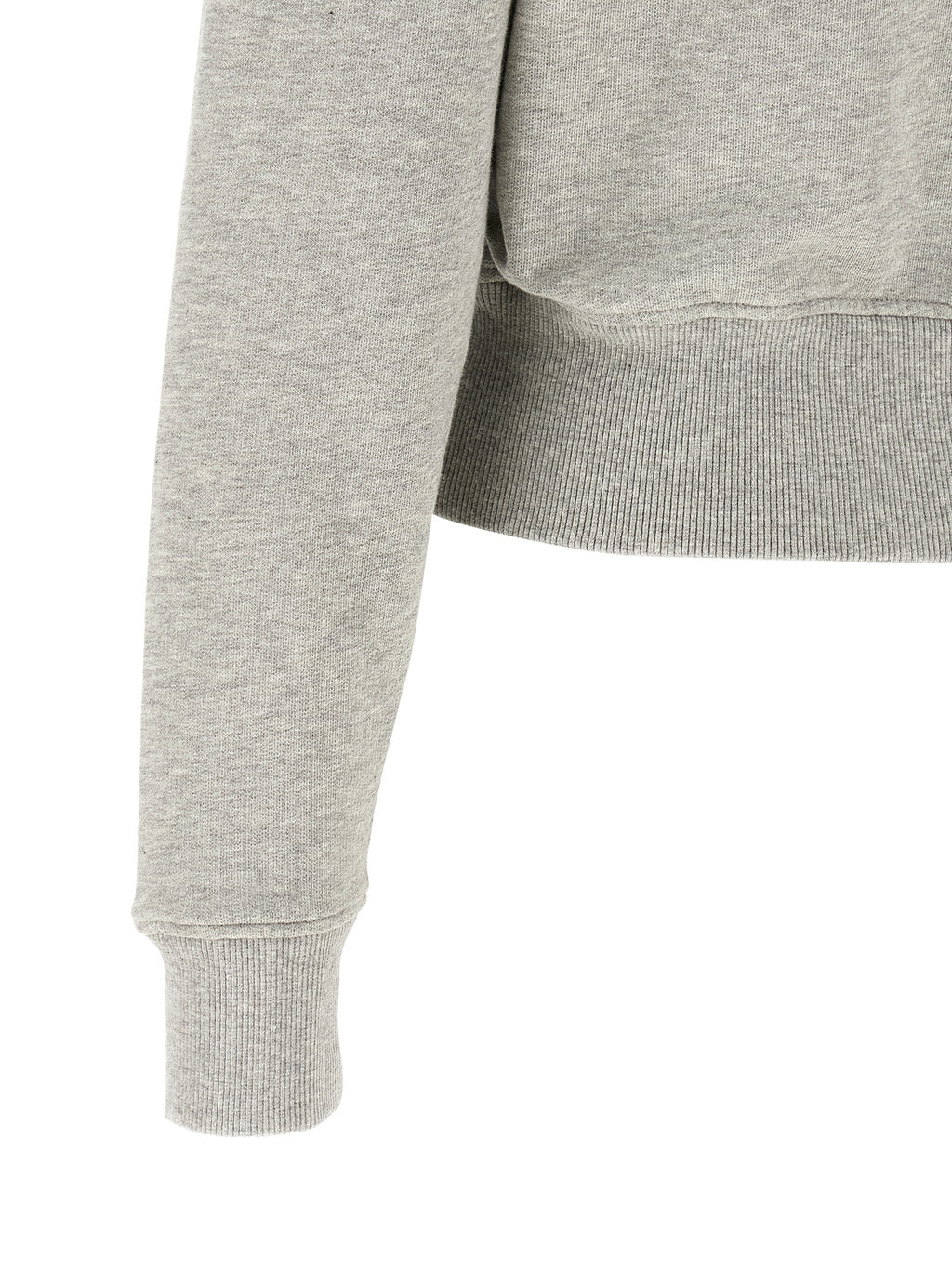Ami Paris Gray Cotton Sweatshirt