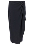 PINKO Blue Polyester Mini Skirt