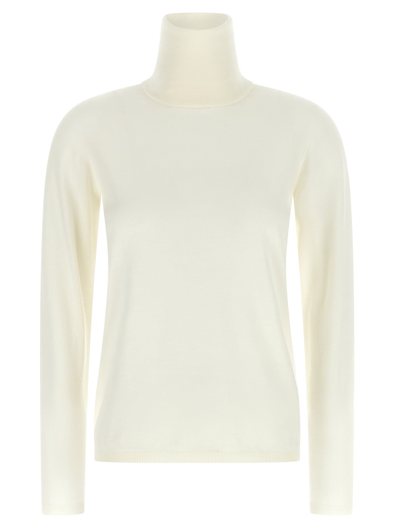 Max Mara White Virgin Wool Cardigan
