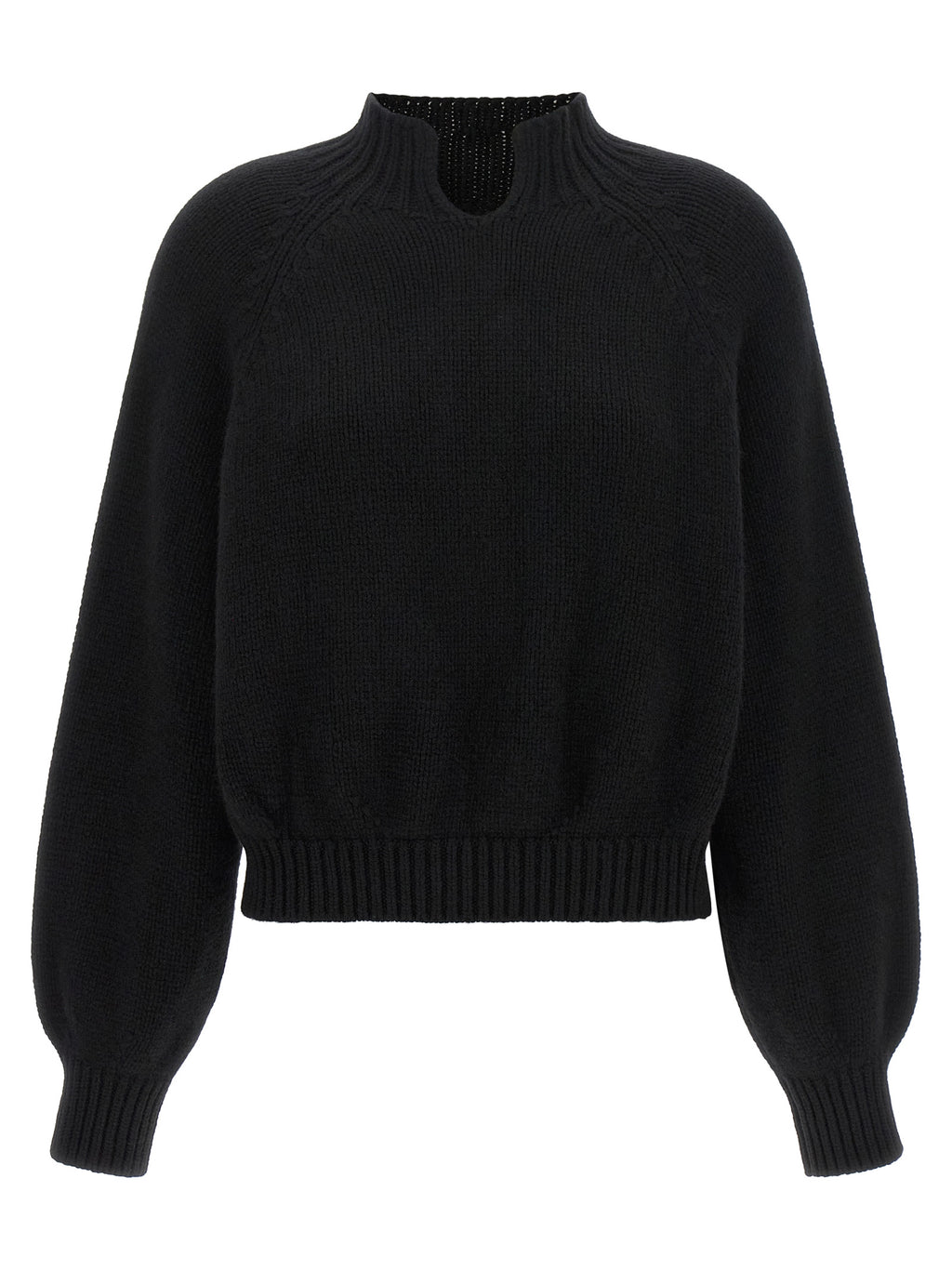 Khaite Black Cashmere Cardigan