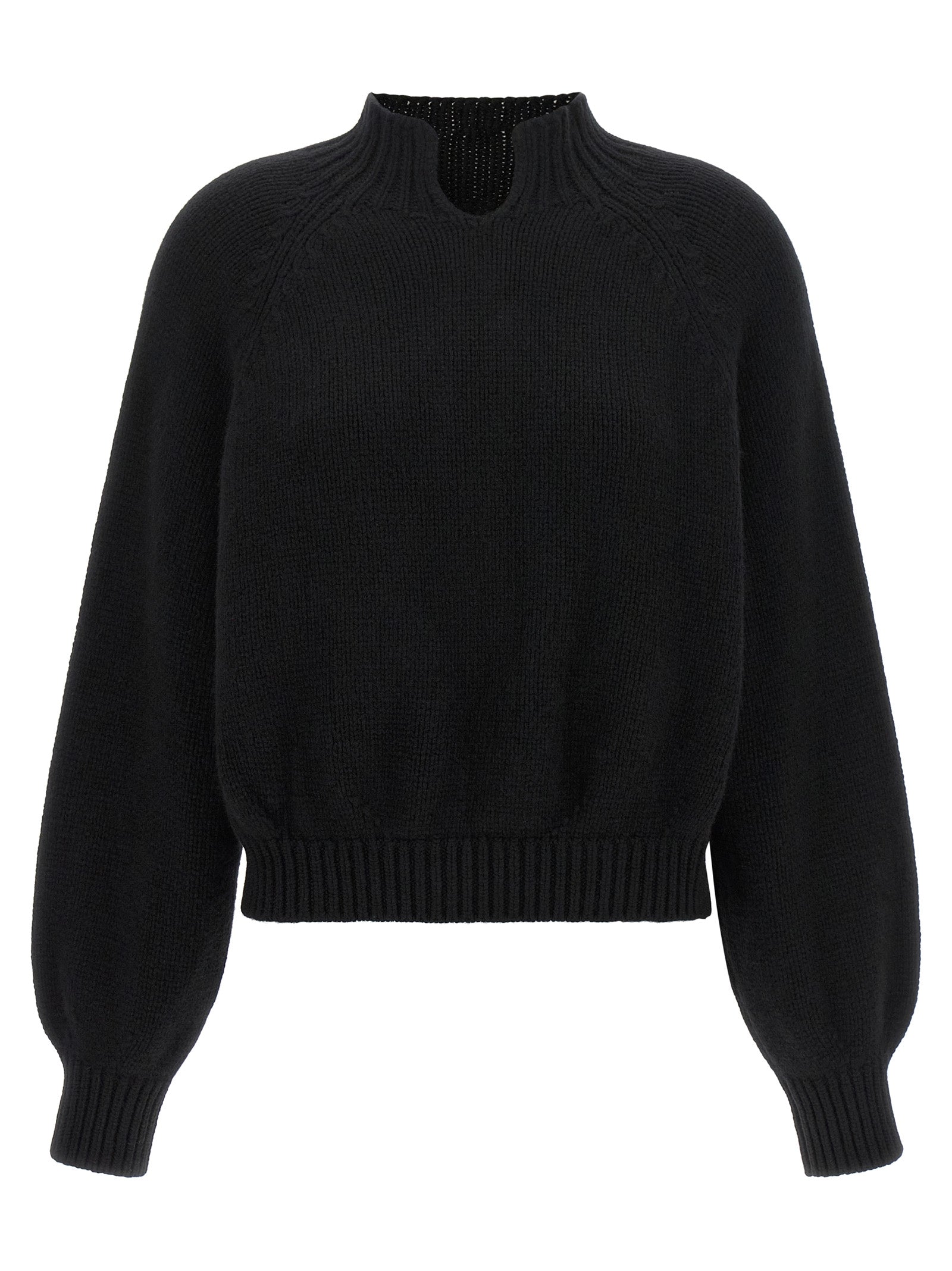 Khaite Black Cashmere Cardigan