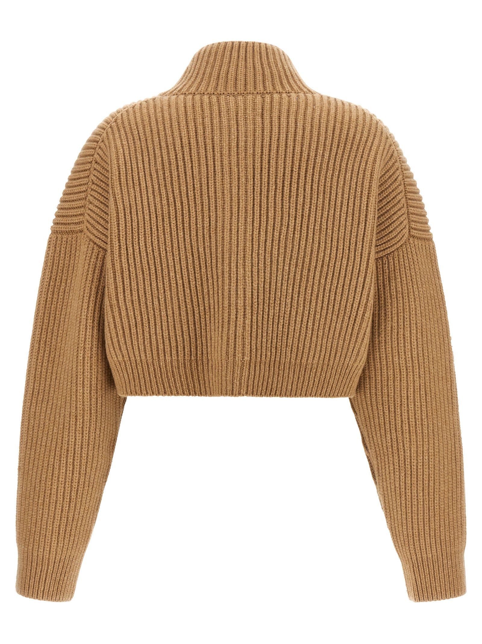 Khaite Beige Cashmere Cardigan