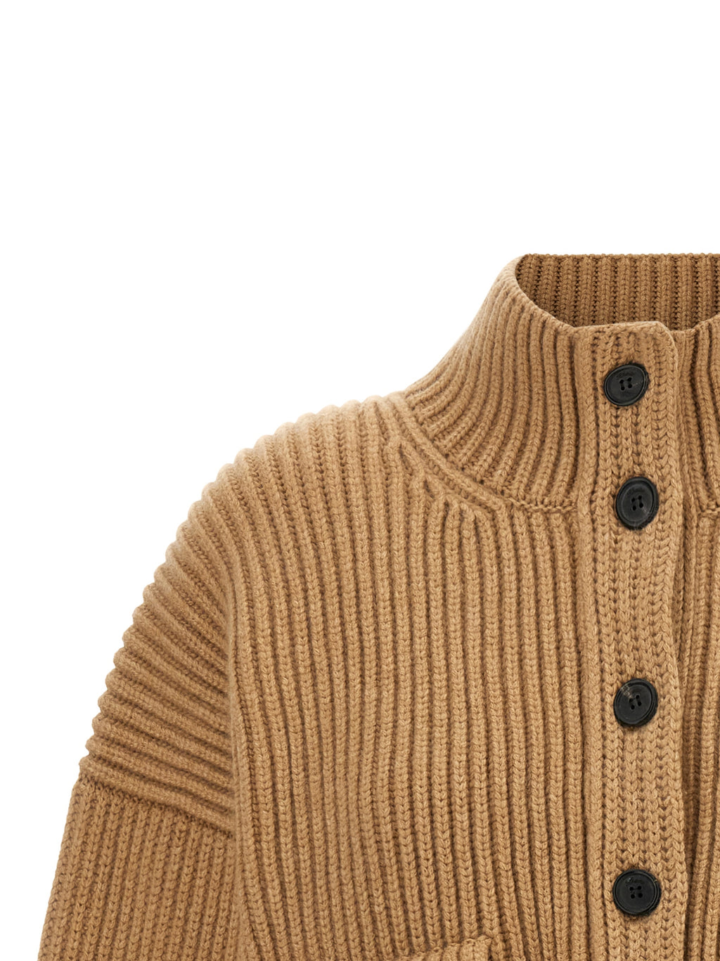 Khaite Beige Cashmere Cardigan
