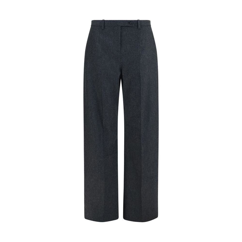 Khaite Gray Wool Oves Aries Dress Pants