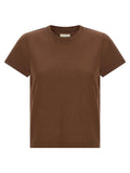 Khaite Brown Cotton T-Shirt