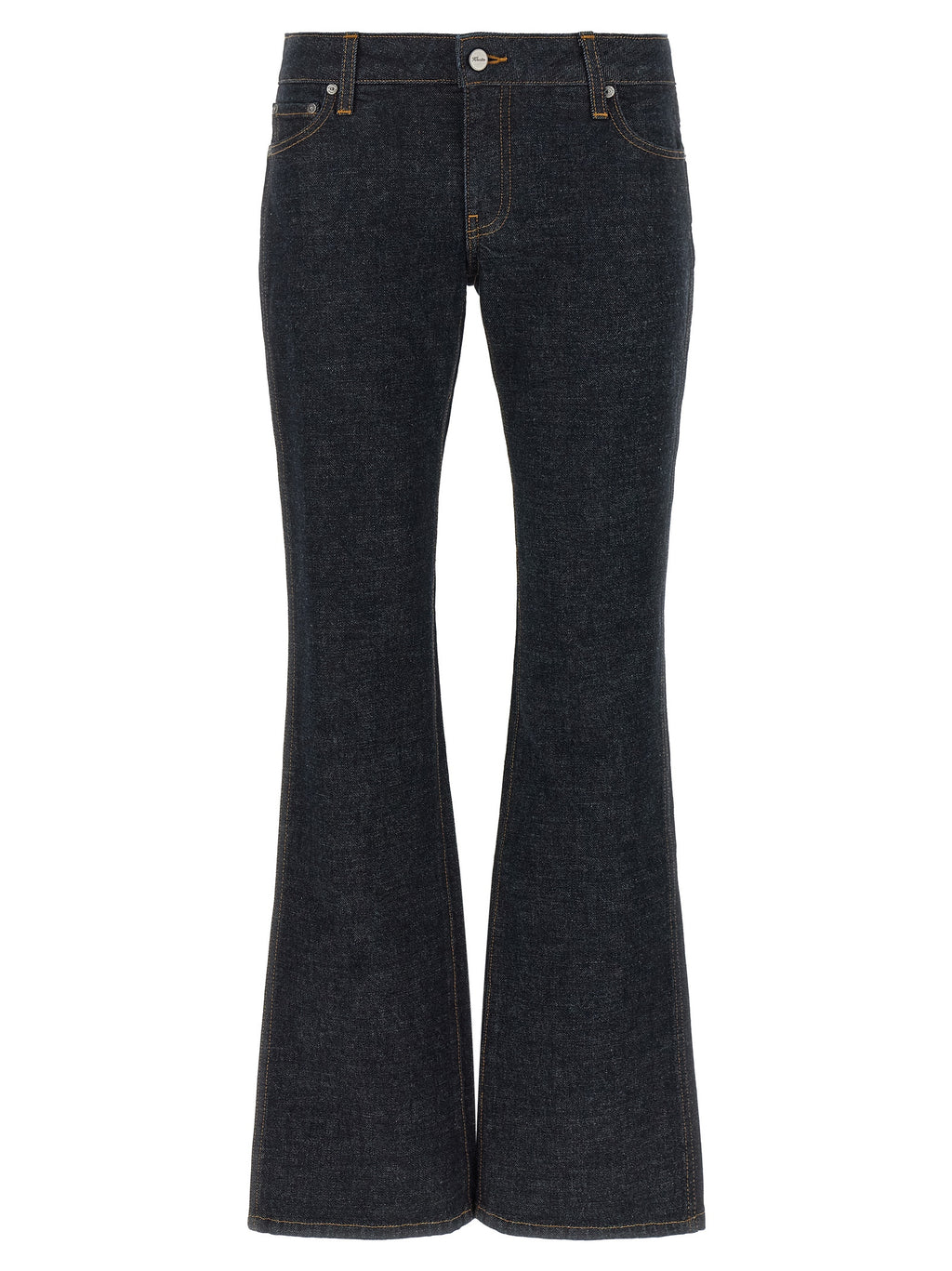 Khaite Blue Cotton Flared Jeans
