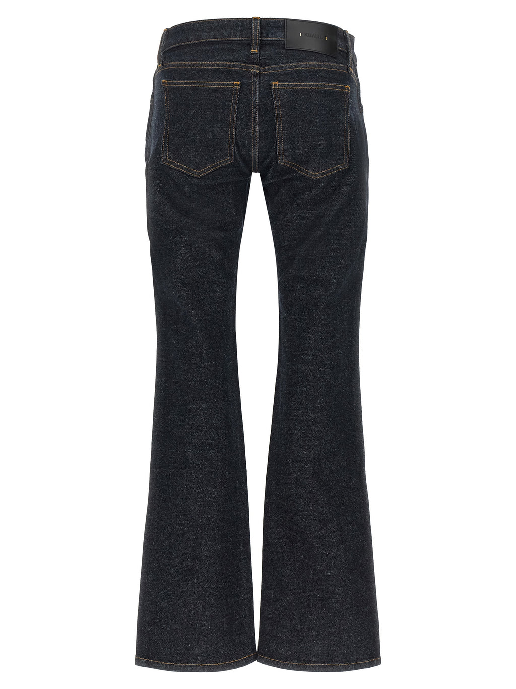 Khaite Blue Cotton Flared Jeans