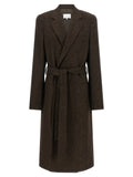 Maison Margiela Brown Wool Coat