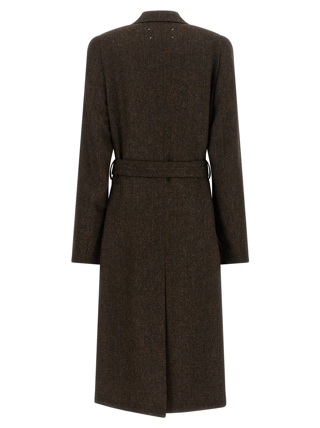Maison Margiela Brown Wool Coat