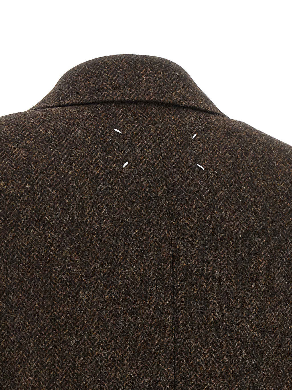 Maison Margiela Brown Wool Coat