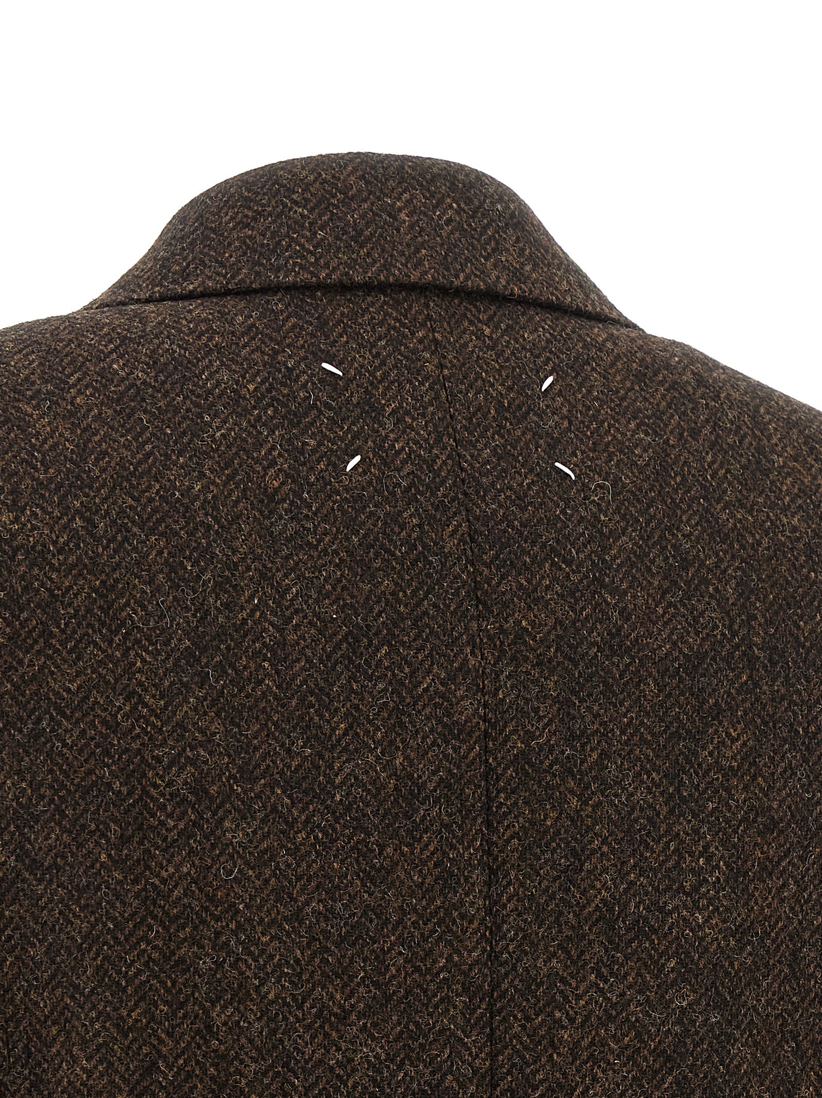 Maison Margiela Brown Wool Coat