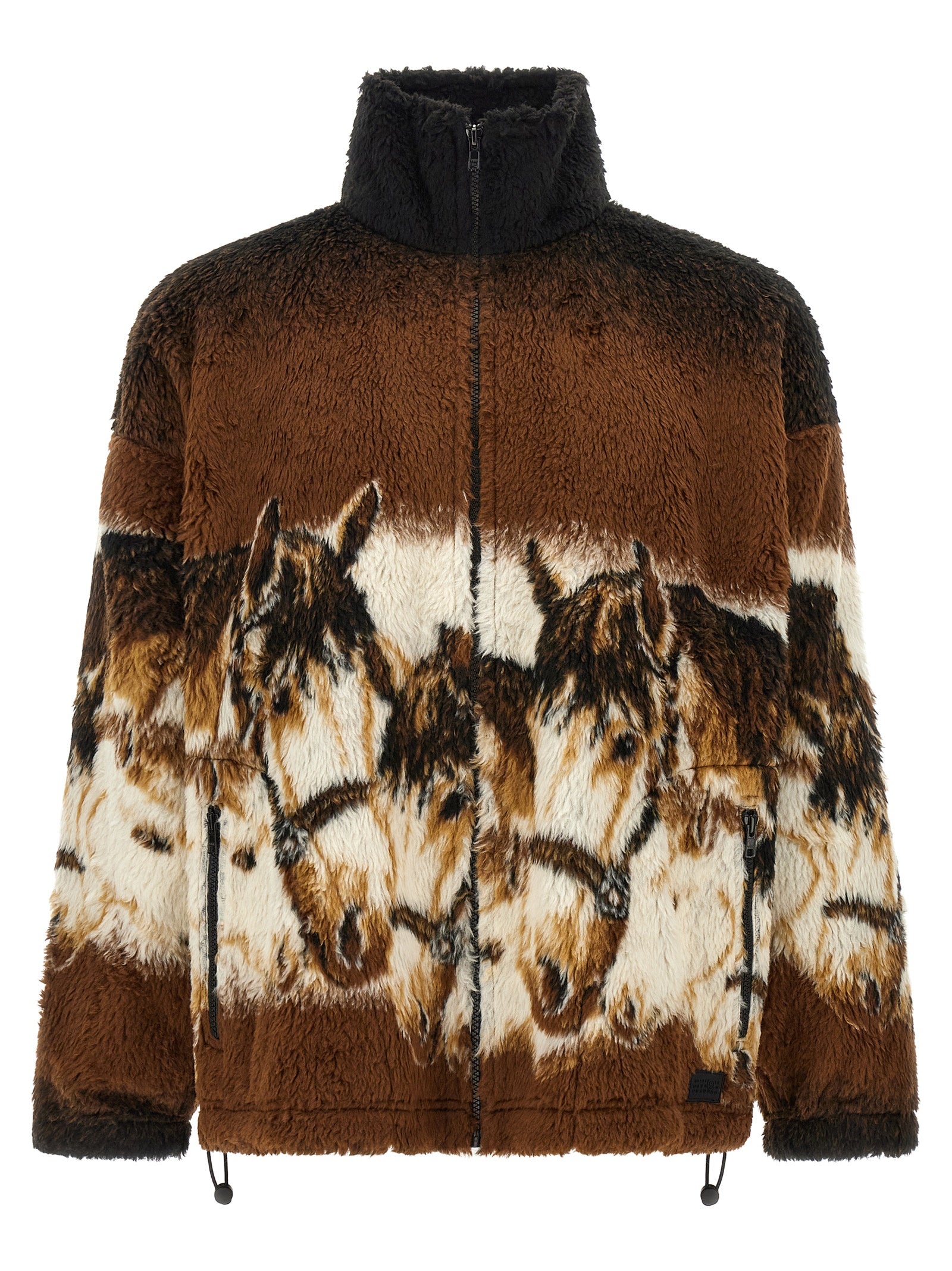 MM6 Maison Margiela Brown Polyethylene Sweatshirt