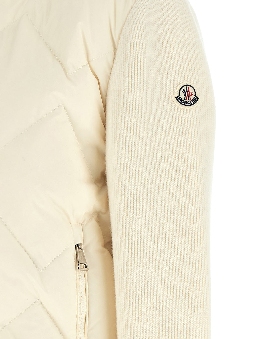 Moncler White Polyester Cardigan