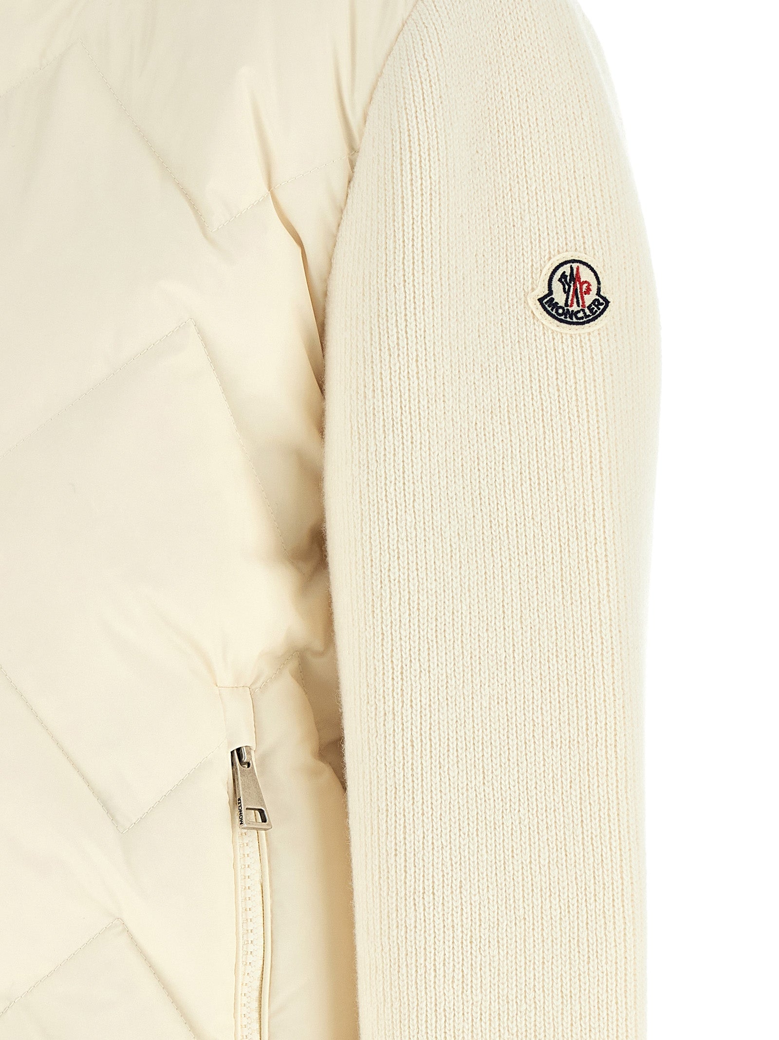 Moncler White Polyester Cardigan