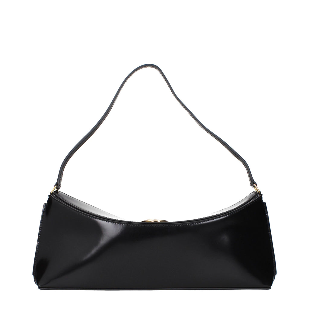 Jacquemus Black Leather Shoulder Bag