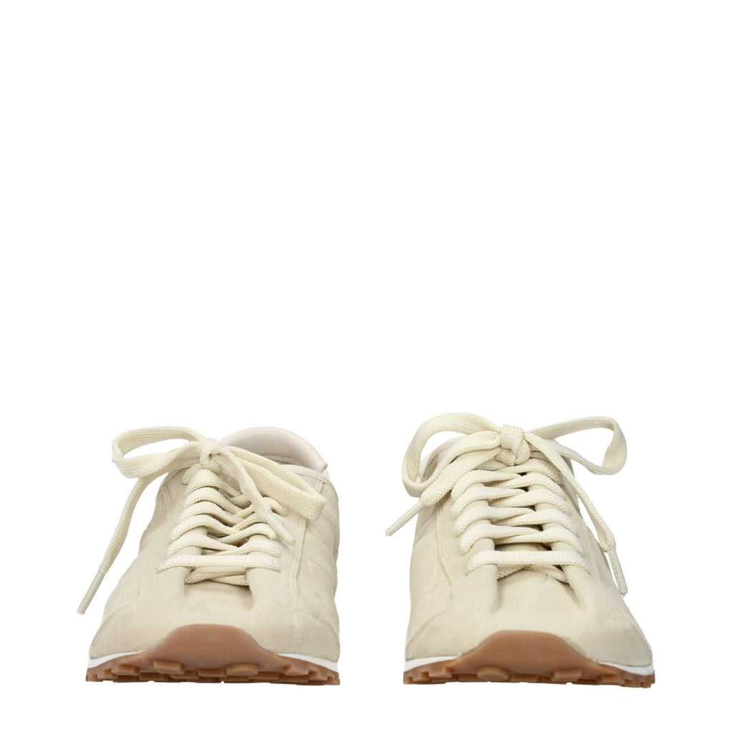 Jacquemus Beige Leather Sneakers
