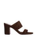 Paris Texas Brown Leather Platform Sandals