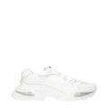Dolce & Gabbana White Fabric Athletic Sneakers
