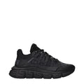 Versace Black Fabric Athletic Sneakers
