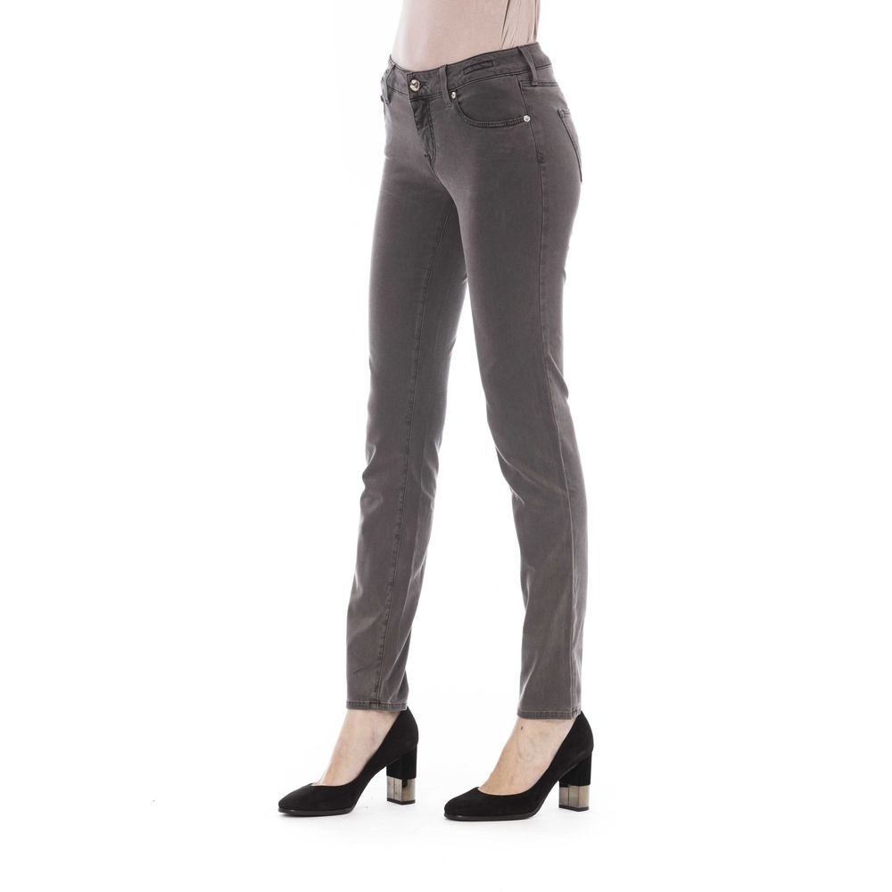 Jacob Cohen Graue Damenjeans aus Baumwolle