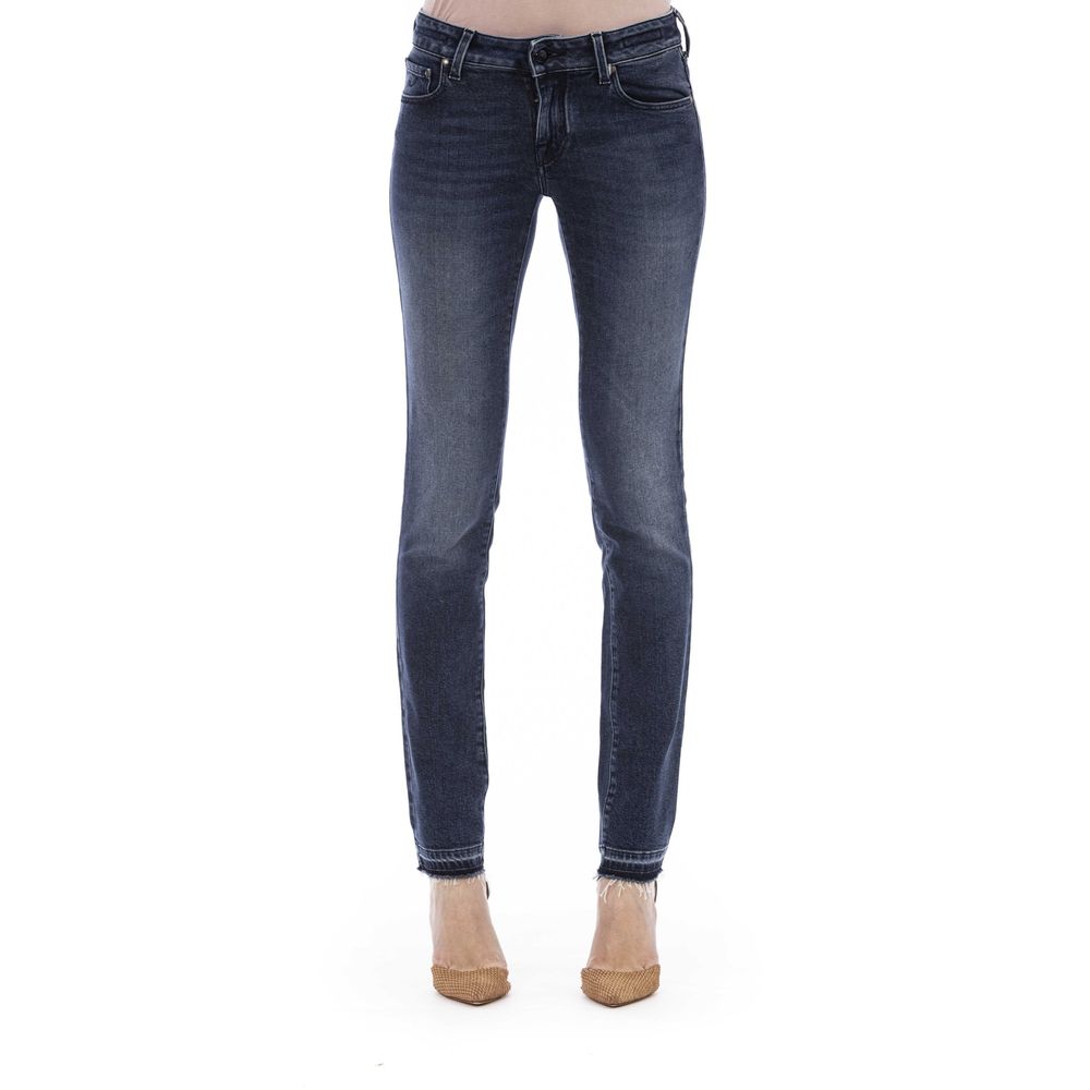 Jacob Cohen Damen-Jeans aus Baumwolle mit Ponyfell-Etikett