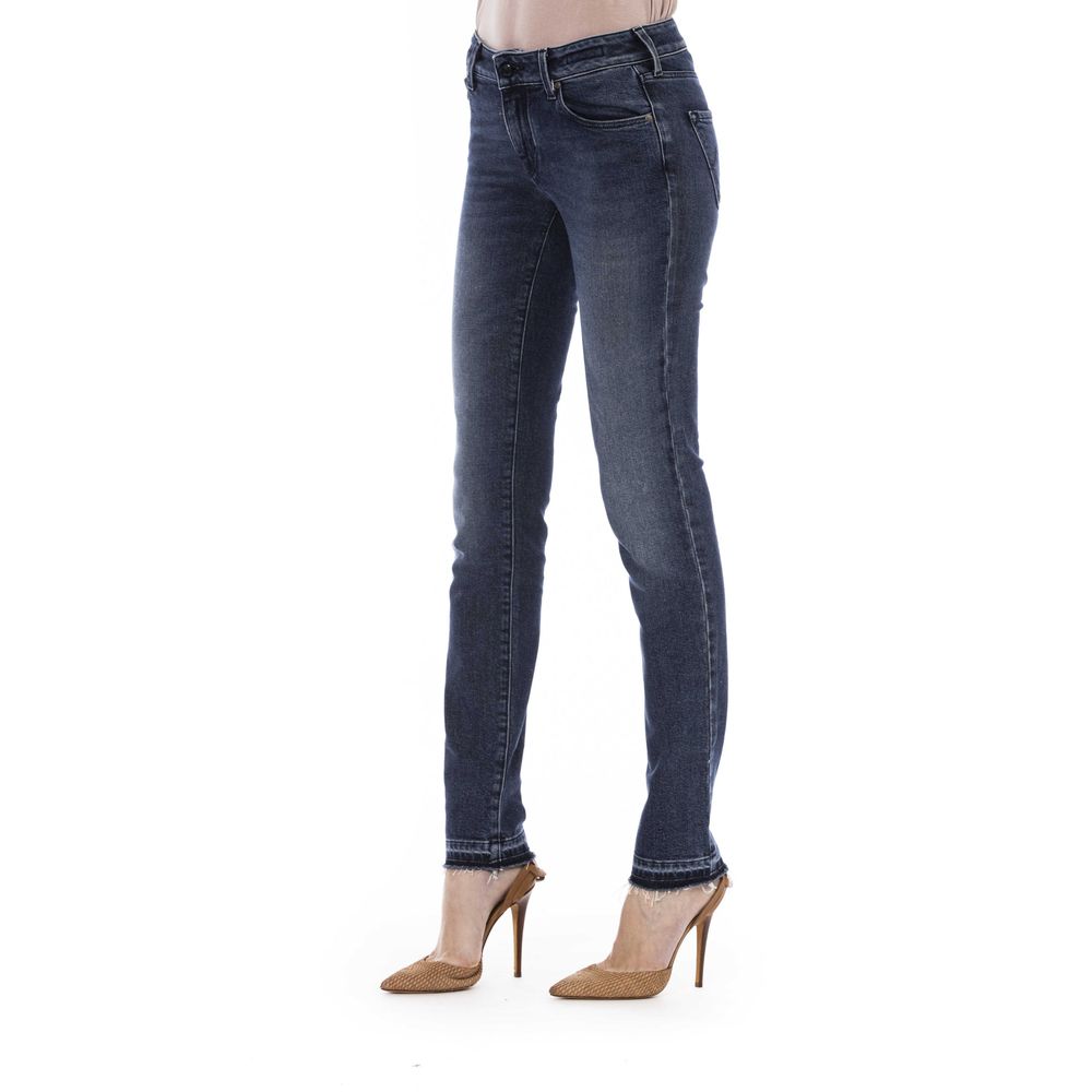 Jacob Cohen Damen-Jeans aus Baumwolle mit Ponyfell-Etikett