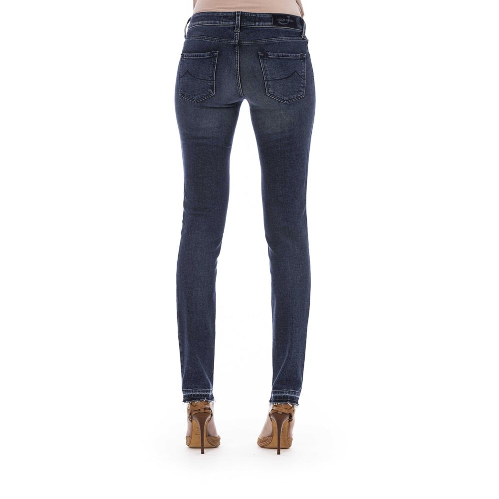 Jacob Cohen Damen-Jeans aus Baumwolle mit Ponyfell-Etikett