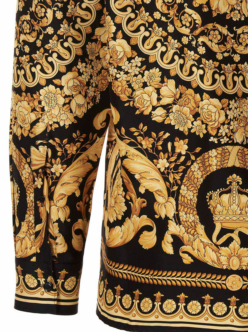 Versace Gold Silk Blouse