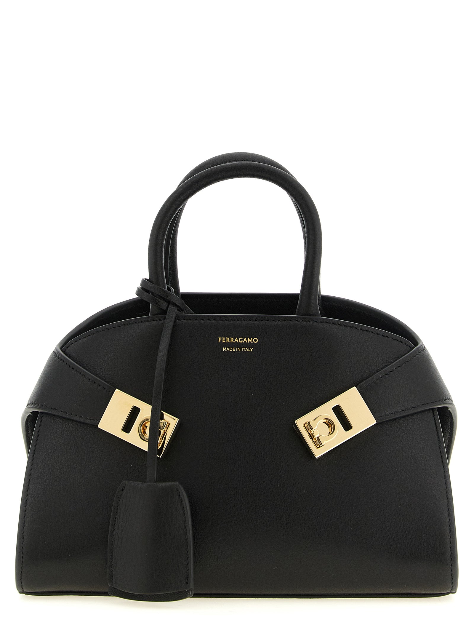 Ferragamo Black Calfskin Handbag