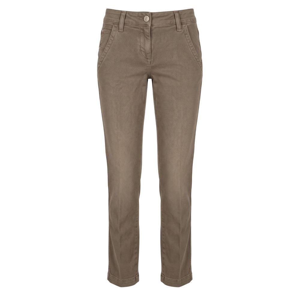 Jacob Cohen Brown Cotton Women Pants