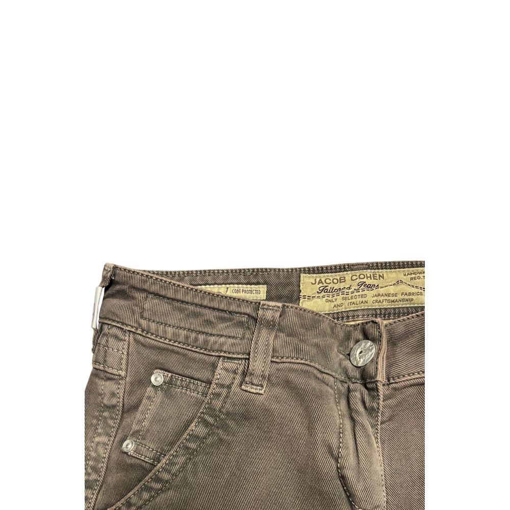 Jacob Cohen Brown Cotton Women Pants