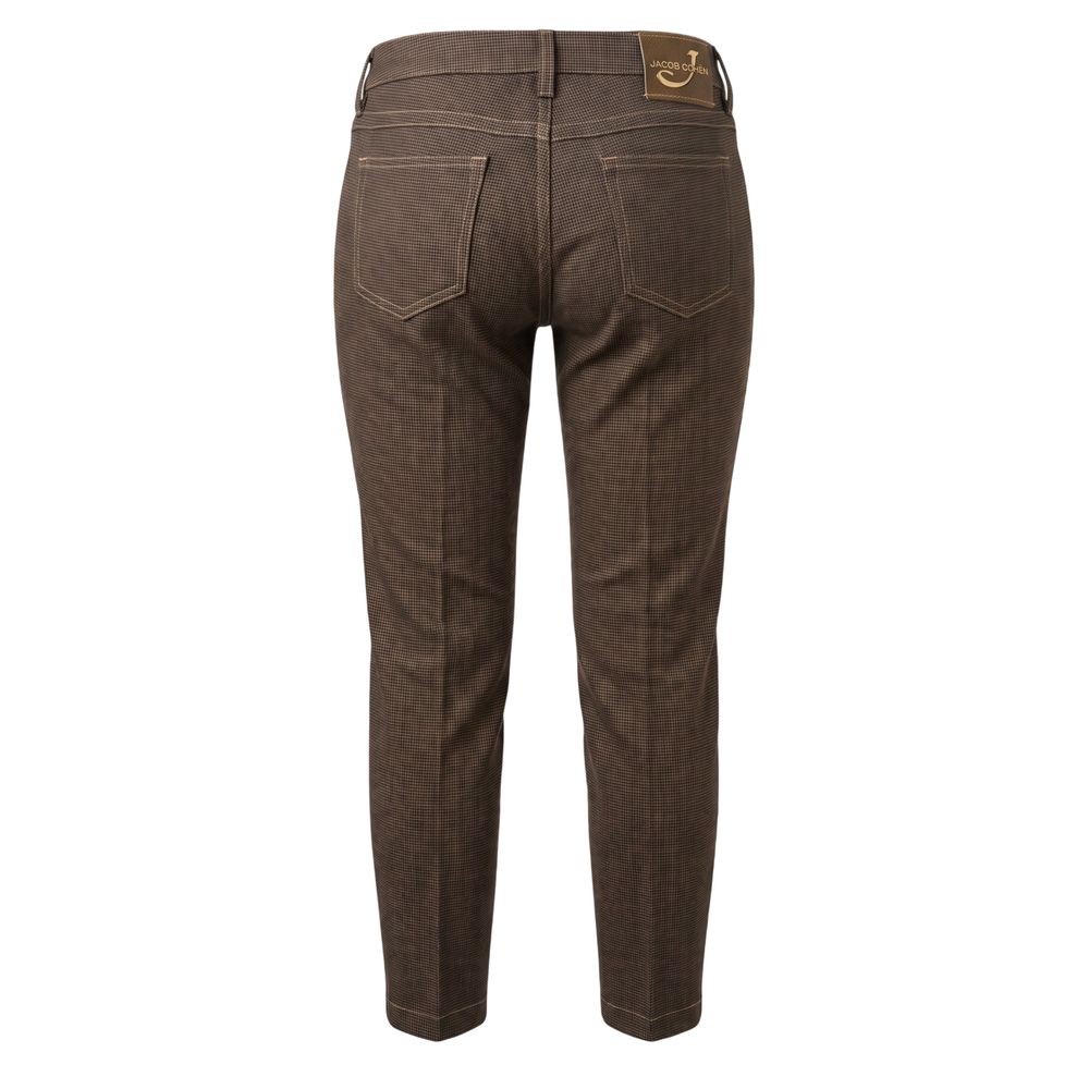 Jacob Cohen Brown Wool Women Pants