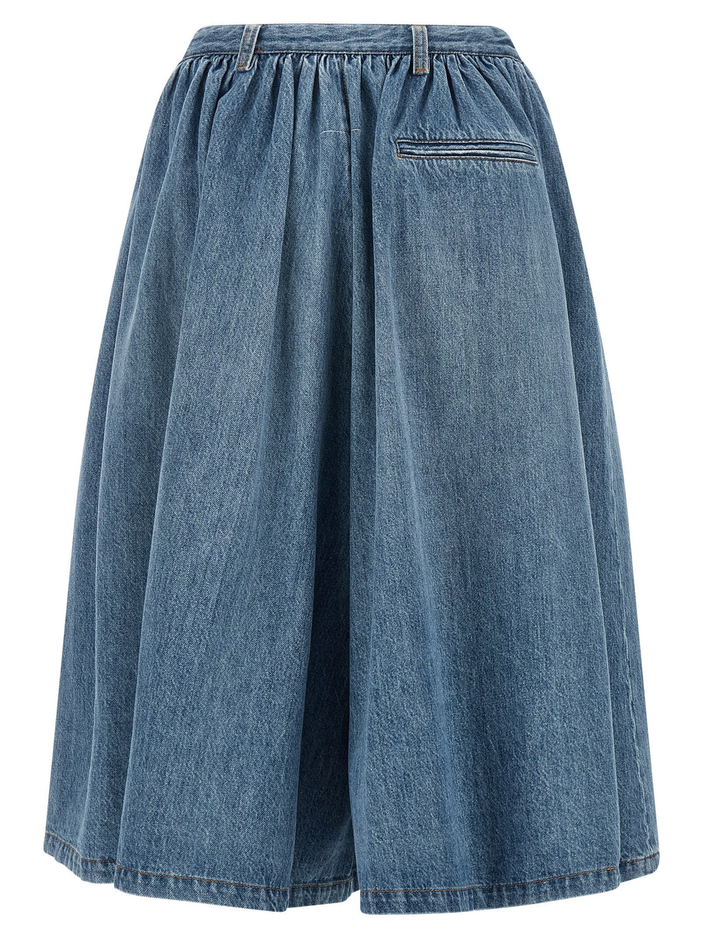 MM6 Maison Margiela Blue Cotton Bermuda Shorts