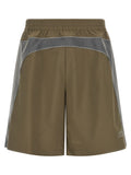 Balenciaga Gray Polyester Bermuda Shorts